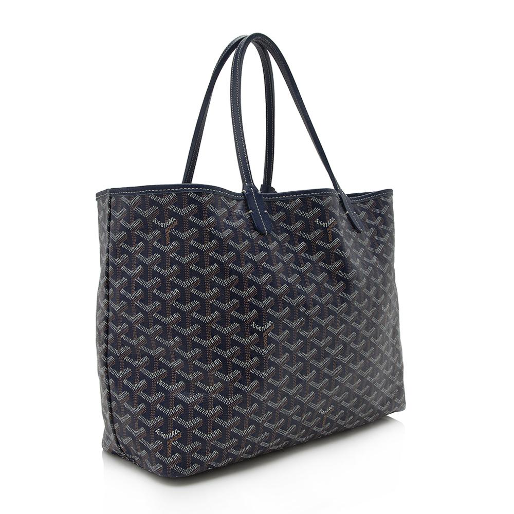 Goyard Goyardine Canvas St. Louis PM Tote (SHF-13008)