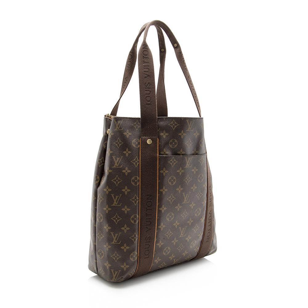 Louis Vuitton Damier Ebene Cabas Beaubourg Tote (SHF-14419)