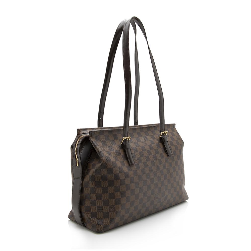 Louis Vuitton Damier Ebene Chelsea Tote (SHF-14417)