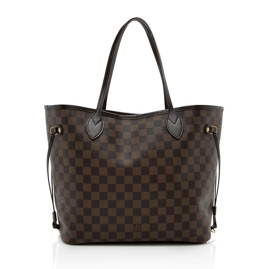 Louis Vuitton Damier Ebene Neverfull MM Tote (SHF-14430)