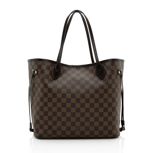 Louis Vuitton Damier Ebene Neverfull MM Tote (SHF-14560)