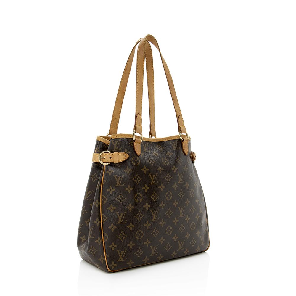 Louis Vuitton Monogram Canvas Batignolles Vertical Tote - FINAL SALE (SHF-14578)