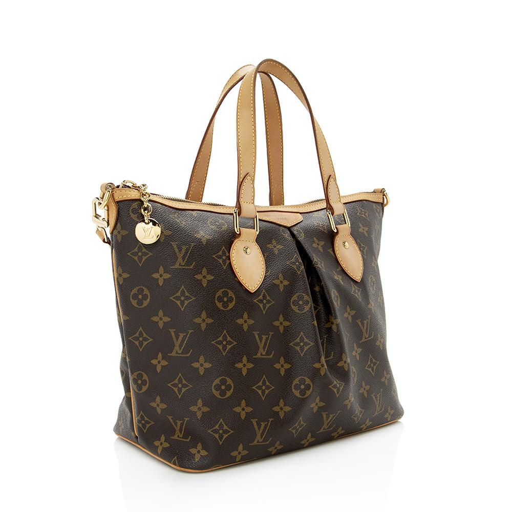 Louis Vuitton Monogram Canvas Palermo PM Tote (SHF-14567)