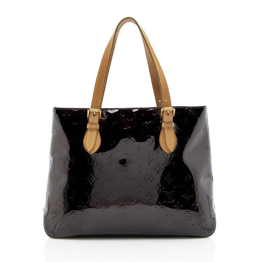 Louis Vuitton Monogram Vernis Brentwood Tote (SHF-14445)