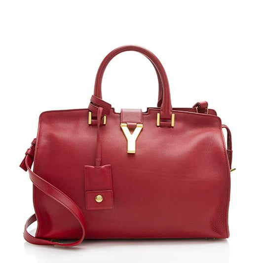 Saint Laurent Calfskin Classic Small Cabas Y Tote