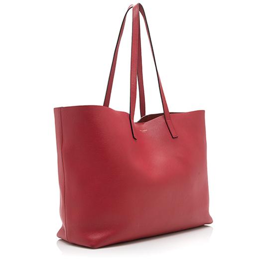 Saint Laurent Calfskin Large Shopping Tote