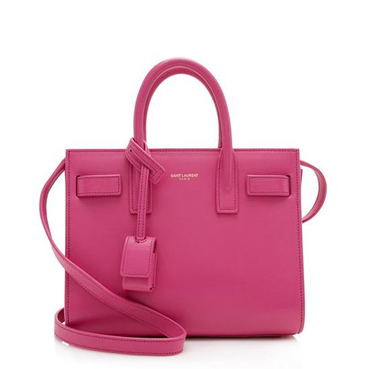 Saint Laurent Calfskin Classic Sac de Jour Nano Tote