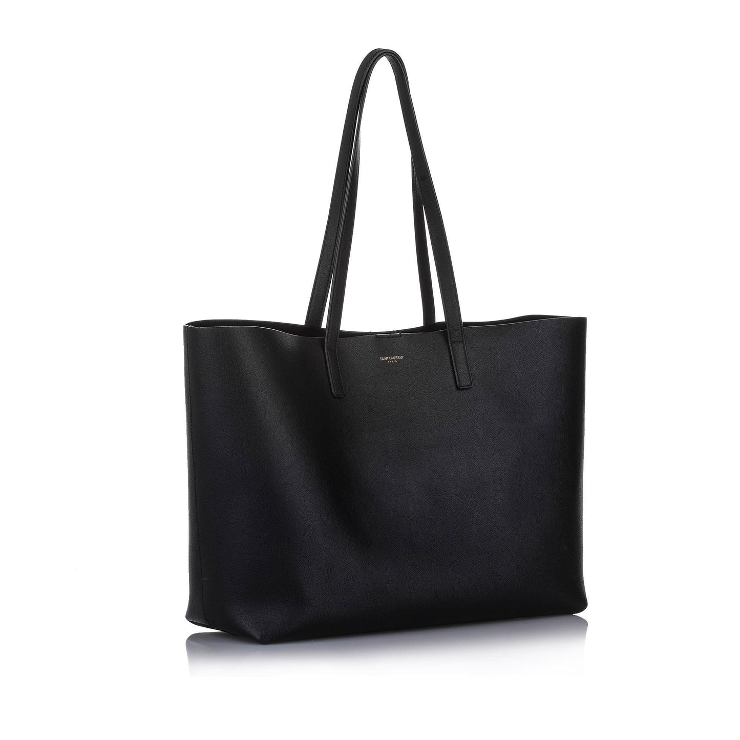 Saint Laurent East West Leather Shopping Tote Bag (SHG-10309)