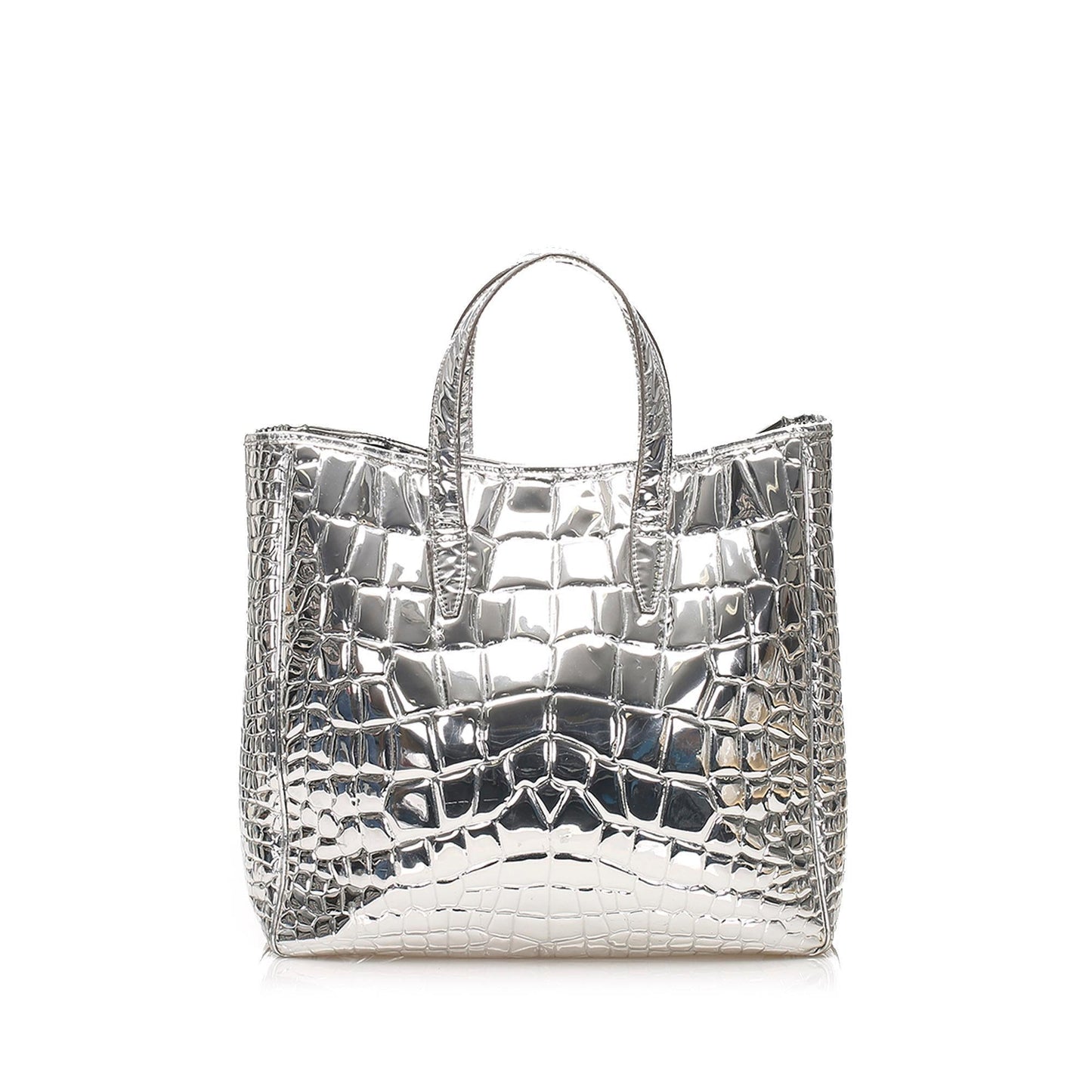 Saint Laurent Embossed Leather Tote Bag (SHG-12003)