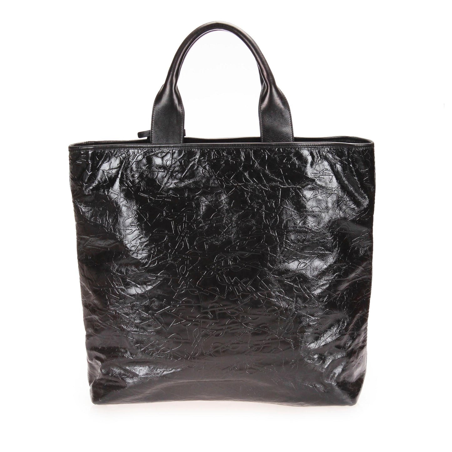 Saint Laurent Embossed Leather Tote (SHG-12457)