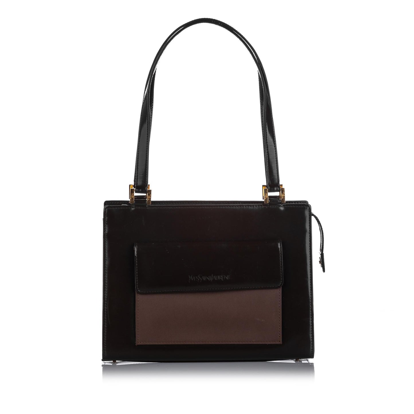 Saint Laurent Patent Leather Tote Bag (SHG-12303)