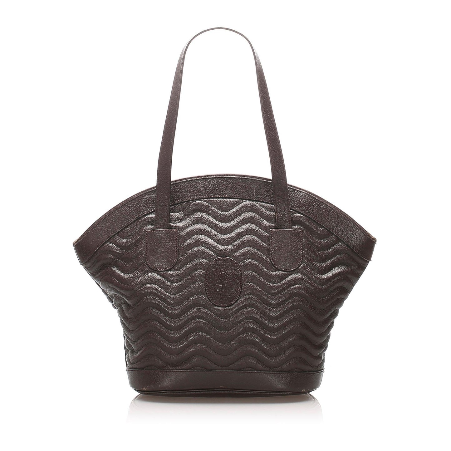 Saint Laurent Quilted Leather Tote  (SHG-12204)