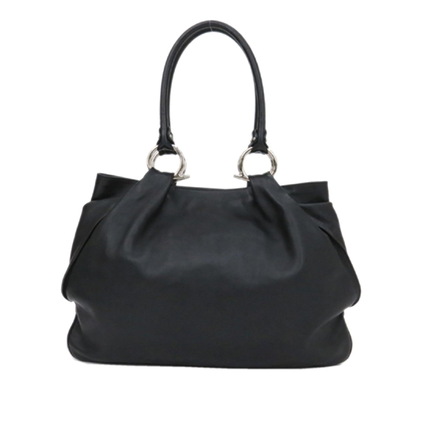 Salvatore Ferragamo Leather Gancini Tote (SHG-10615)