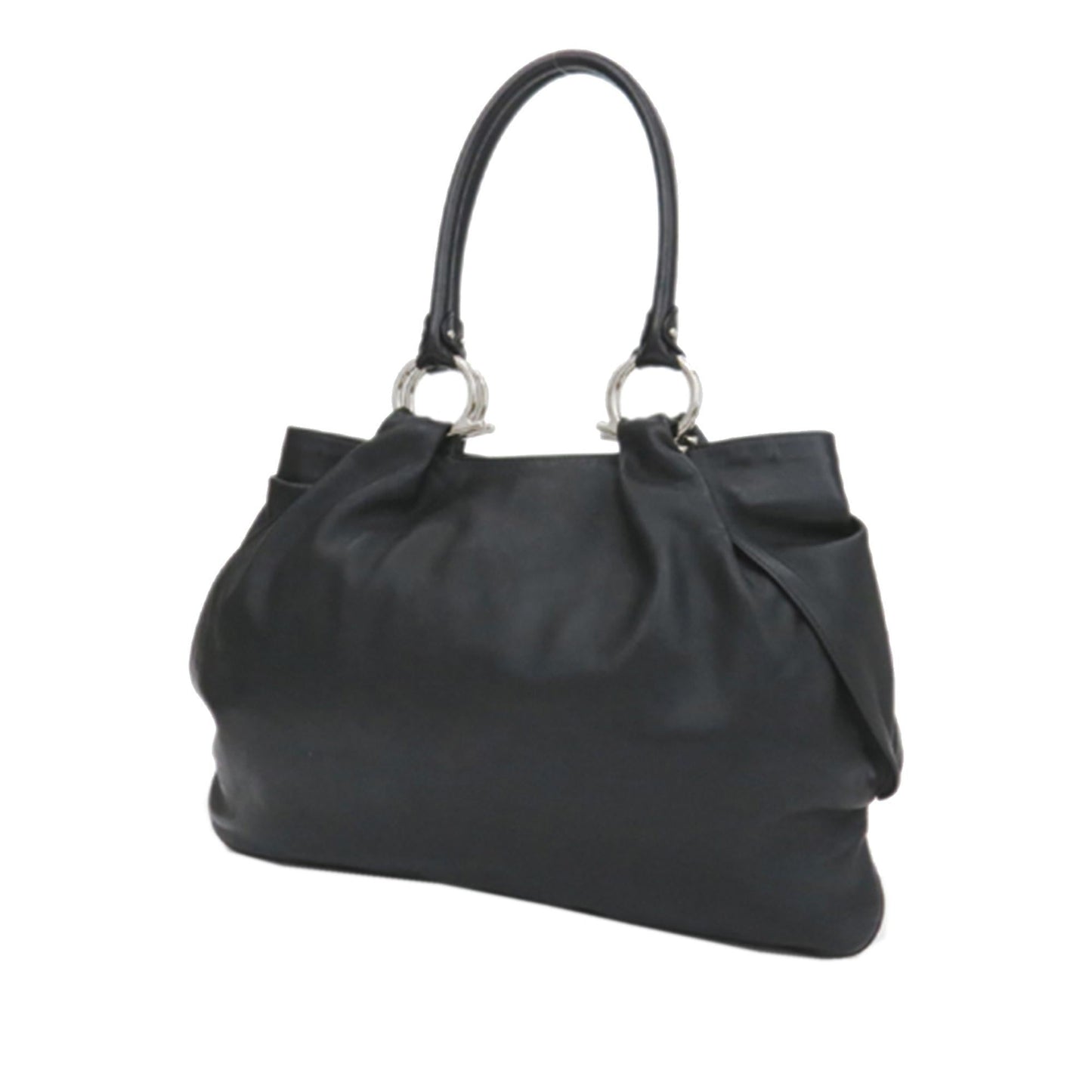 Salvatore Ferragamo Leather Gancini Tote (SHG-10615)