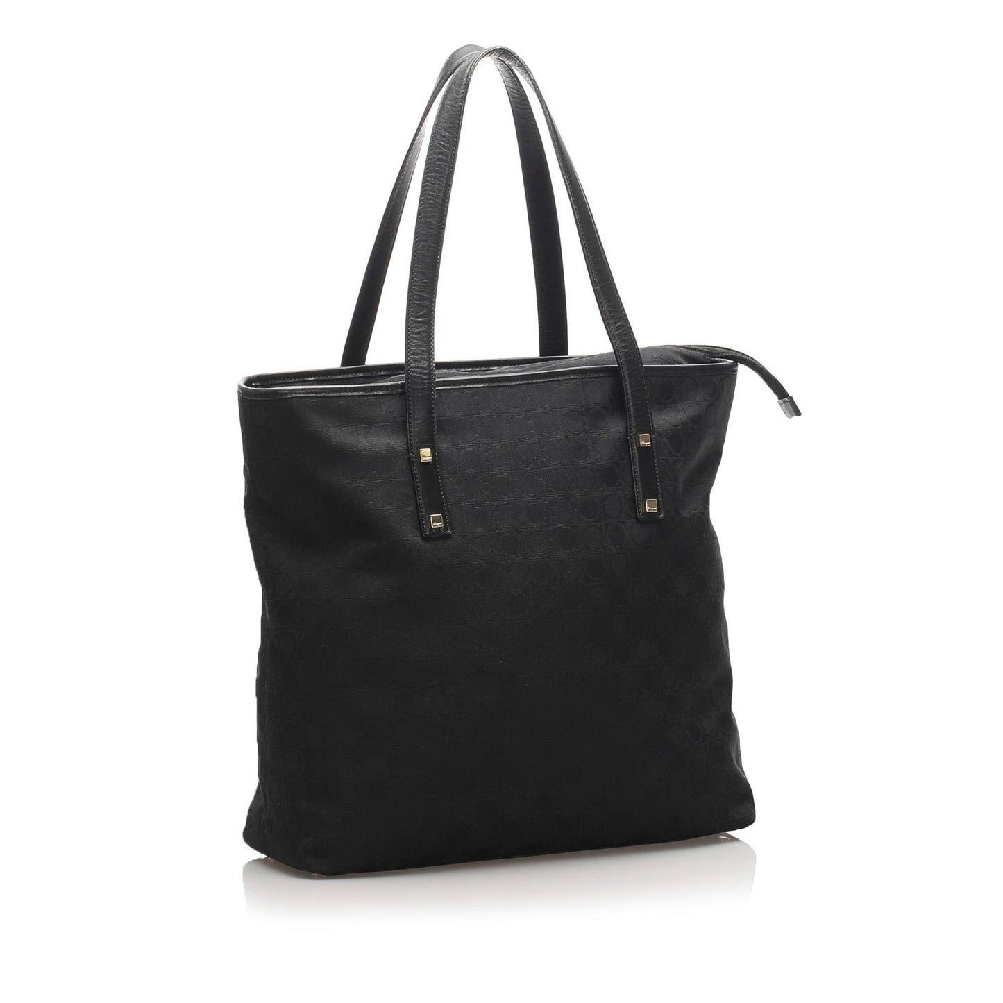 Salvatore Ferragamo Gancini Leather Tote Bag (SHG-10888)