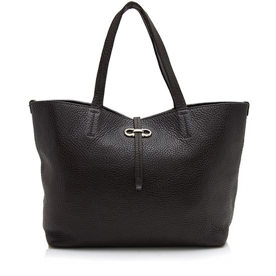 Salvatore Ferragamo Leather Bice Small Tote - FINAL SALE