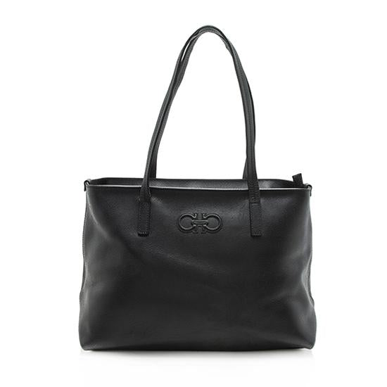 Salvatore Ferragamo Leather Tote - FINAL SALE - FINAL SALE (SHF-10919)