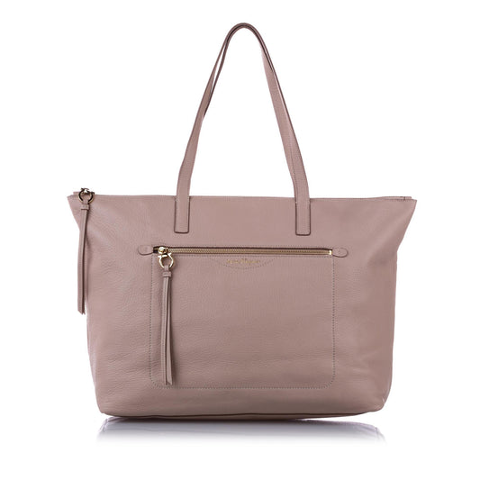 Salvatore Ferragamo Leather Tote Bag (SHG-10417)