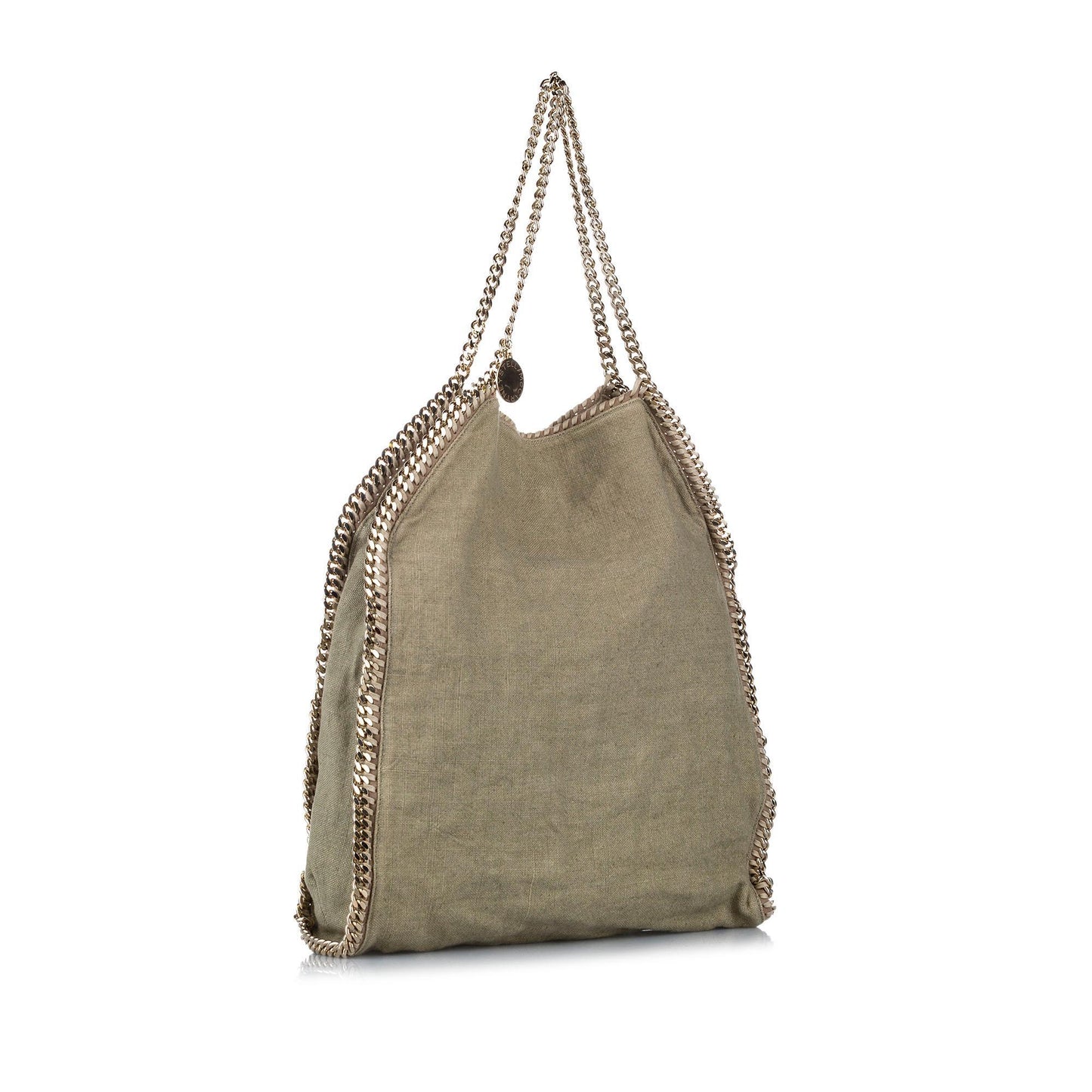 Stella McCartney Falabella Fold-Over Canvas Tote Bag (SHG-16976)