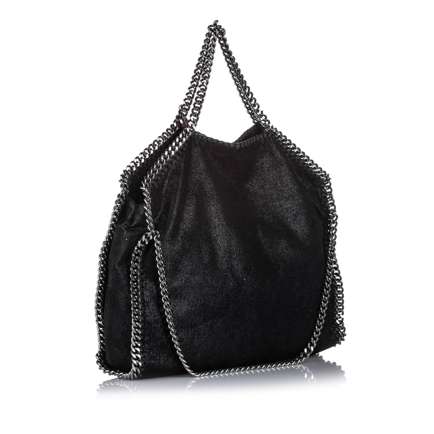 Stella McCartney Shaggy Deer Falabella Fold-Over Tote (SHG-13638)