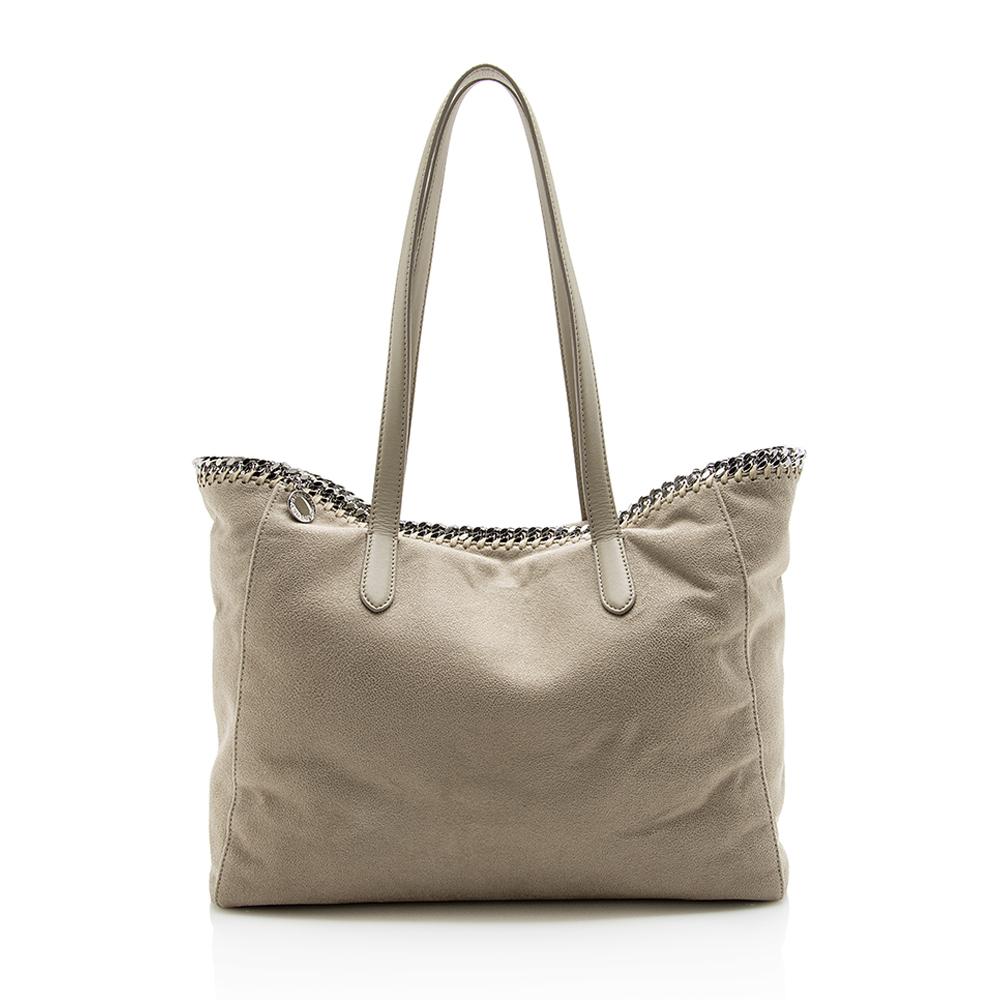 Stella McCartney Faux Leather Falabella E/W Shopping Tote (SHF-13522)