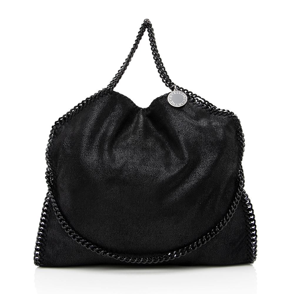 Stella McCartney Shaggy Deer Falabella Fold Over Tote (SHF-13918)