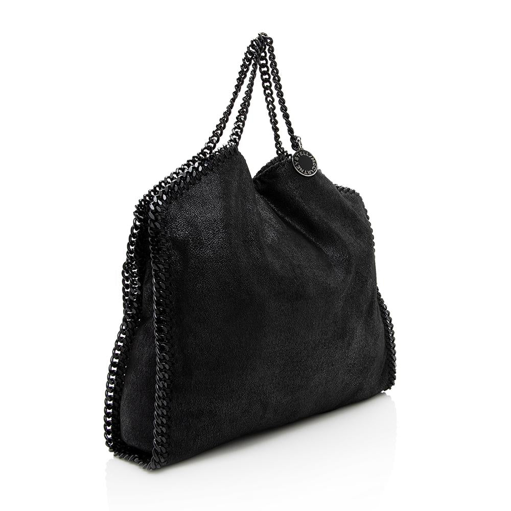 Stella McCartney Shaggy Deer Falabella Fold Over Tote (SHF-13918)