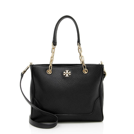 Tory Burch Leather Marsden Small Tote (SHF-13707)