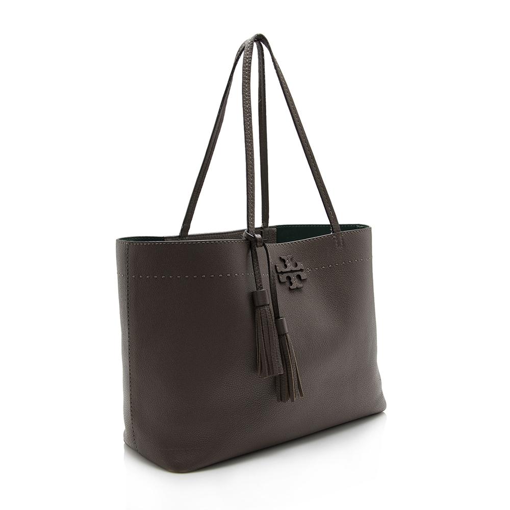 Tory Burch Leather McGraw Tote (SHF-13447)