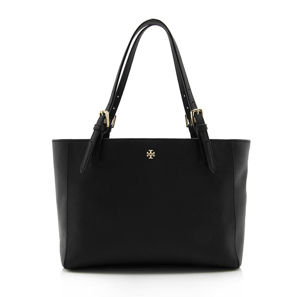 Tory Burch Leather Robinson Tote (SHF-13692)