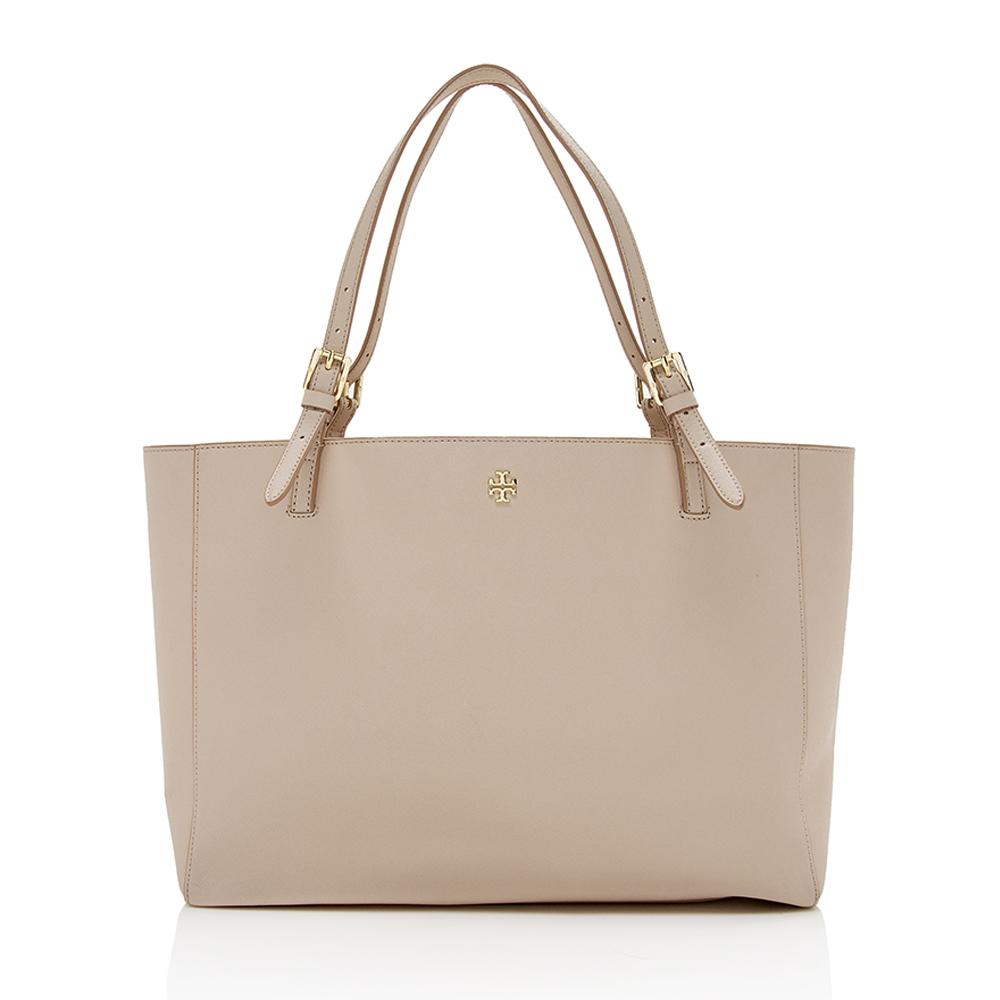 Tory Burch Saffiano York Buckle Tote (SHF-13961)