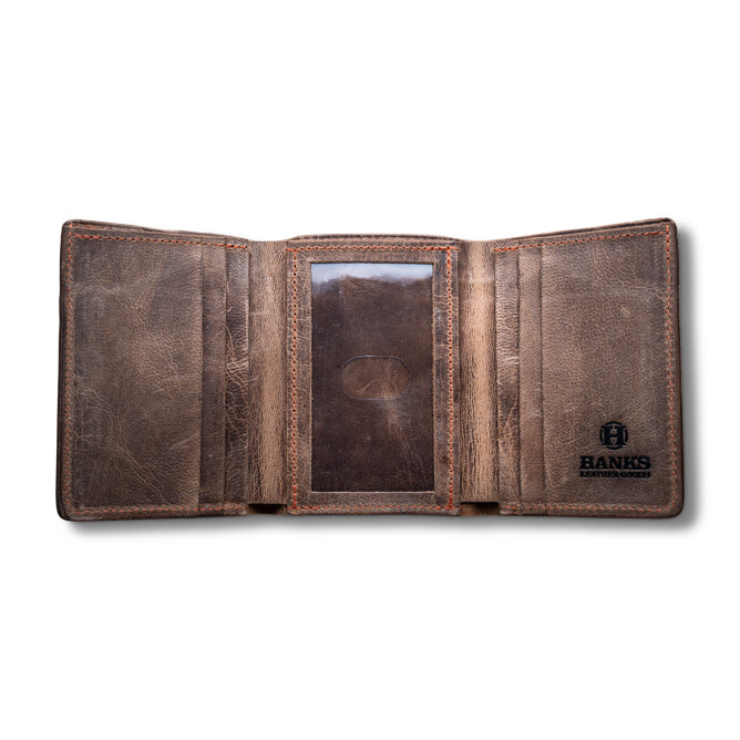 Premium Goat Trifold Wallet