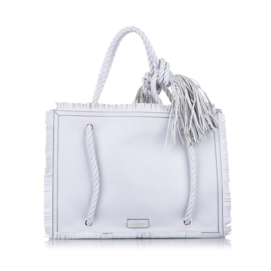 Valentino Large Rope Leather Tote Bag (SHG-17004)