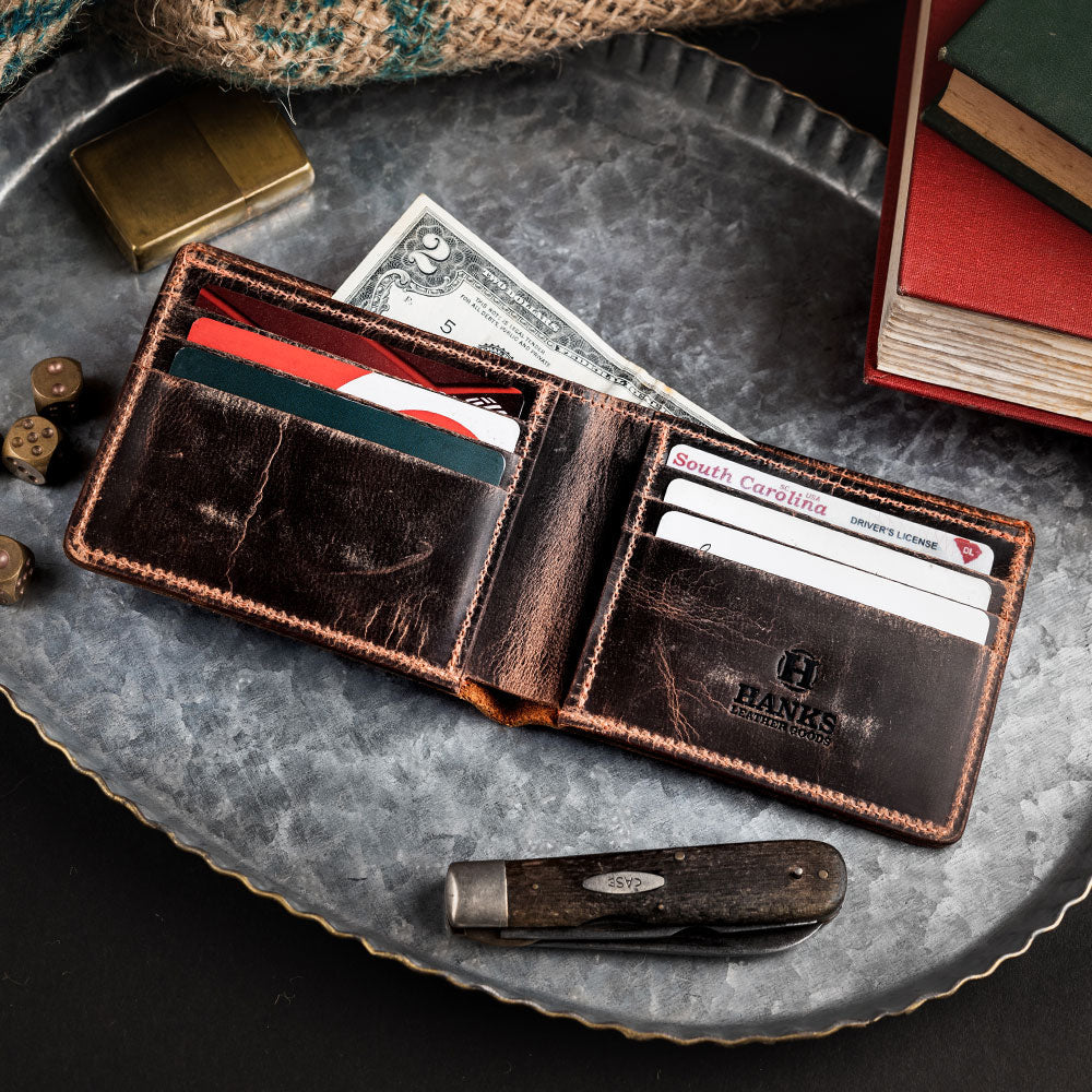 Medium Bifold Bison Wallet