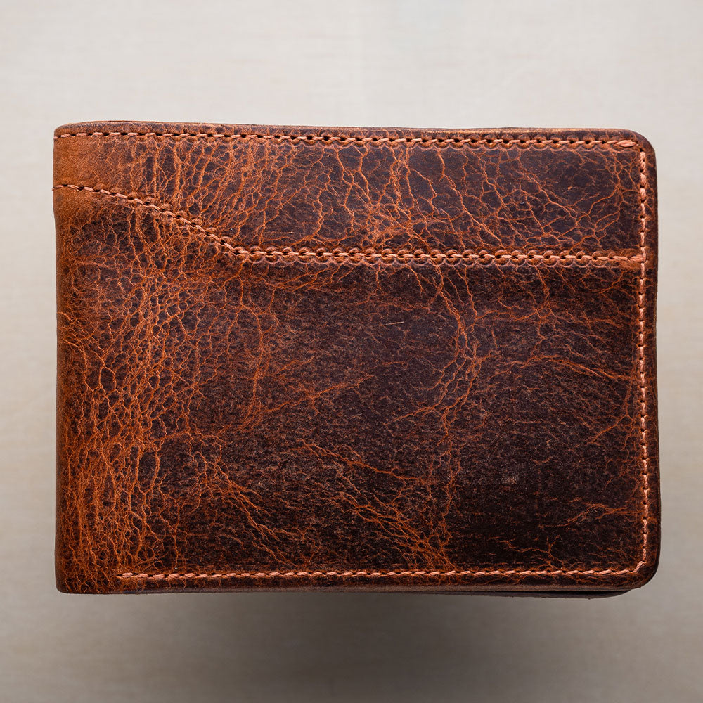 Medium Bifold Bison Wallet