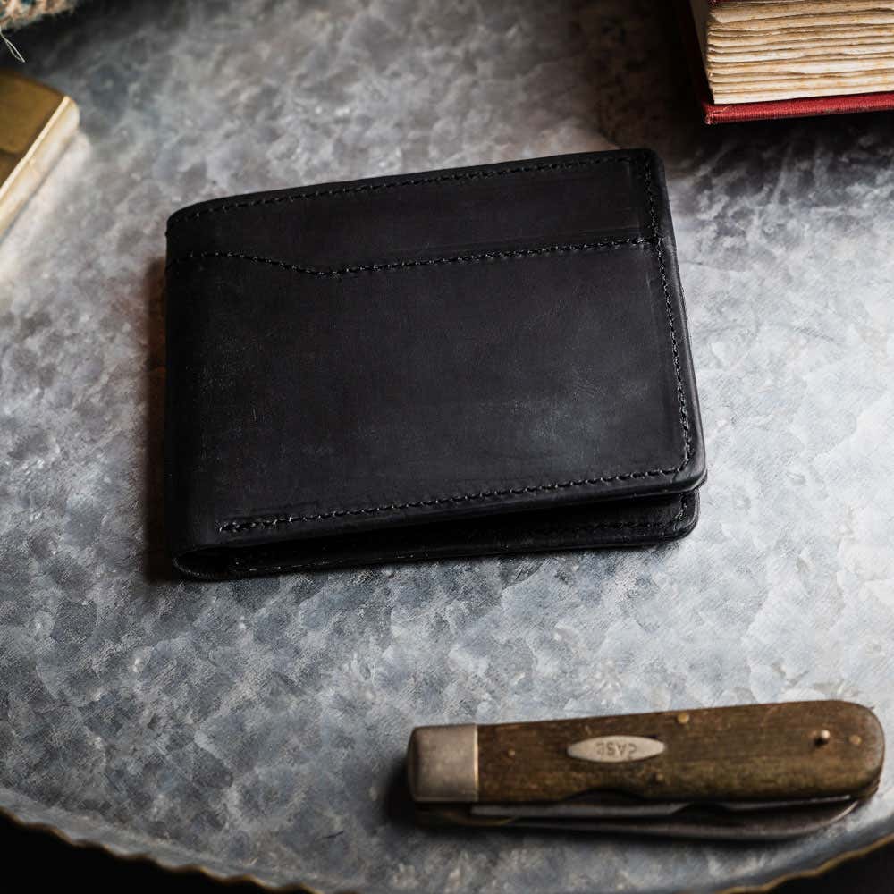 Deluxe Bifold Goatskin With ID Window