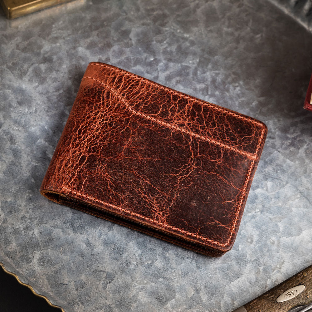 Medium Bifold Bison Wallet